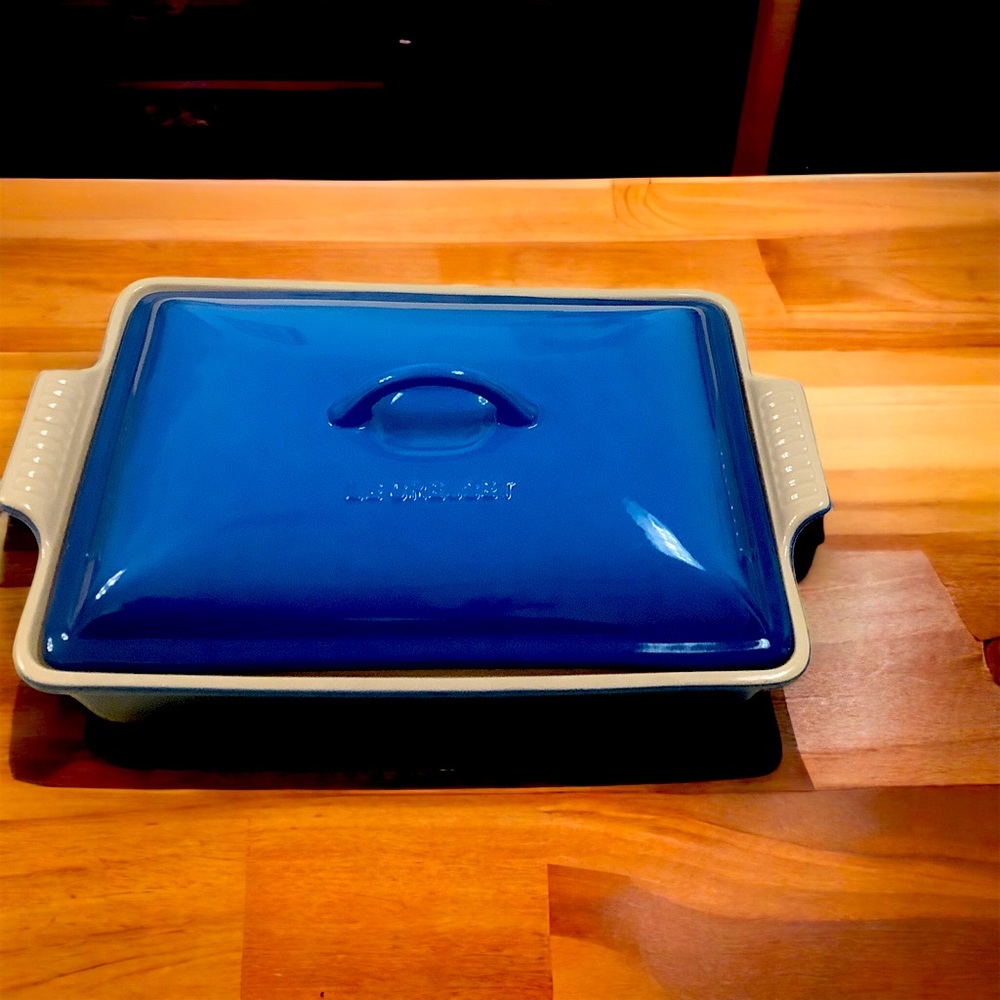 Le Creuset Stoneware Heritage Covered Rectangular Casserole 13” by 9”